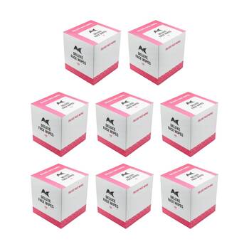 8x 100pc Artists Choice Deluxe Face Wipes Make Up Remover Gentle On Skin