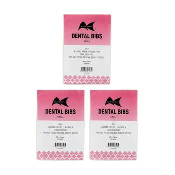 3PK Artists Choice Disposable Biodegradable Waterproof Absorbent Small Dental