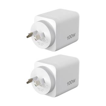 2PK Comsol Dual Port USB-A Portable Fast Charging Wall Charger 12W