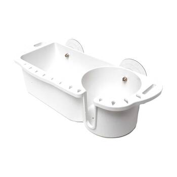 Sea Pro Boat/Watercraft Caddy Organiser Storage W/ Drink Cup Holder White