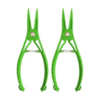 2PK Sea Pro Fishing Beach Worm Bait/Lure Extractor Pliers 3mm Gap Green