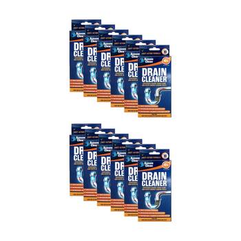 12x 4pc Aussie Clean Kitchen/Bathroom/Laundry Drain Powder Cleaner 25g Sachets