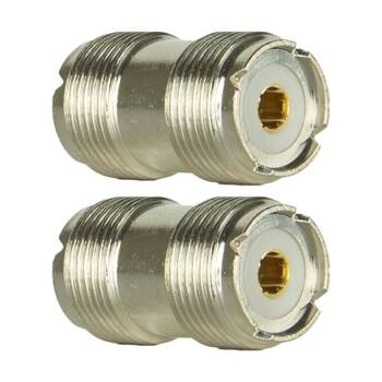 2PK Gme PL259 Socket To PL259 Socket Adaptor Connector Adaptor