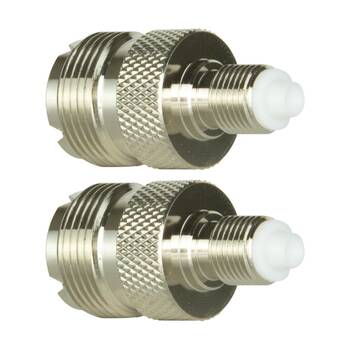 2PK Gme UHF Female SO239 to FME Female CB Radio Antenna Cable Adaptor
