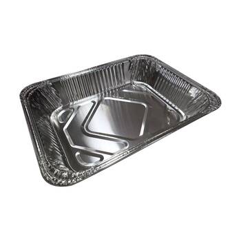 24x 3pc Partyware Single Use Foil Tray Set Rectangular 335x245x60mm