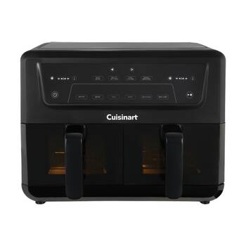 Cuisinart AirView 10.4L Dual Basket Electric Air Fryer - Black