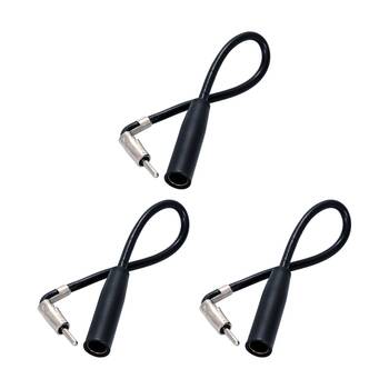 3PK Aerpro 20cm Right Angle Car Aerial Extension Lead Cable Antenna