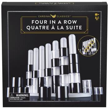 Cardinal Classic Kids/Family Four In A Row Board Strategy Game 10y+