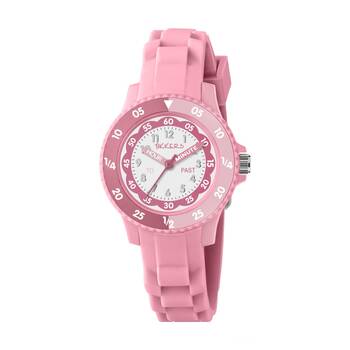 Tikkers Silicone Time Teacher Easy Read Dial Kids Watch Pink