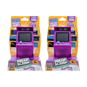 2PK Trend Hub Kids 5y+ Dream Screen Retro Arcade Game Console Assorted