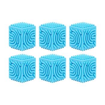 6PK Trend Hub Kids 3y+ Silicone 3D Activity Shape Sensory Fidget Toy Assorted