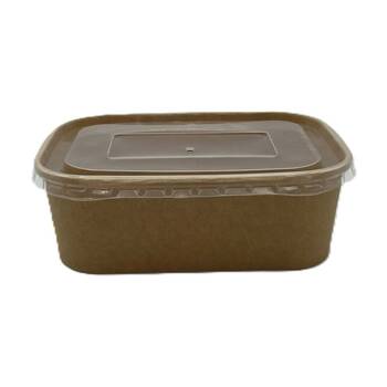 12x 10pc Partyware Rectangular Aqueous Storage Container Set W/ PP Lids 750ml