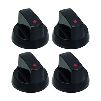 4PK Kookaburra Universal BBQ Knob Durable Fit For Standard Gas Cock Shaft