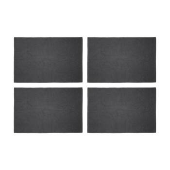 4PK Bambury Angove 950gsm Soft Absorbent Cotton Bath Mat 50x80cm Grey
