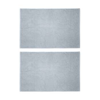2PK Bambury Angove 950gsm Soft Absorbent Cotton Bath Mat 50x80cm Blue