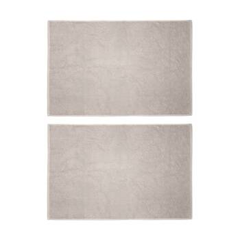 2PK Bambury Angove 950gsm Soft Absorbent Cotton Bath Mat 50x80cm Neutrals