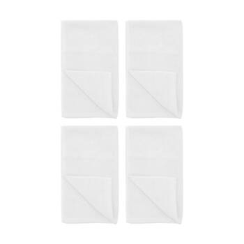 4PK Bambury Angove 950gsm Soft Absorbent Cotton Bath Mat 50x80cm White