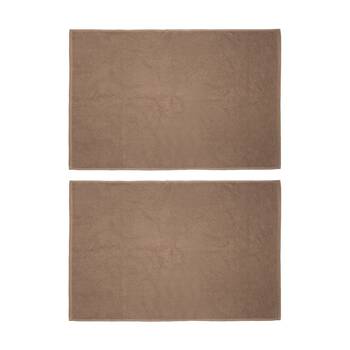 2PK Bambury Angove 950gsm Soft Absorbent Cotton Bath Mat 50x80cm Pink