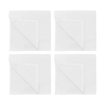 4PK Bambury Angove 600gsm Soft Absorbent Cotton Bath Sheet 80x160cm White