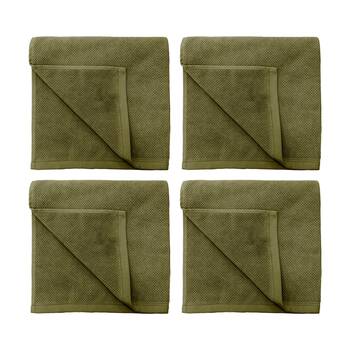 4PK Bambury Angove 600gsm Soft Absorbent Cotton Bath Towel 70x140cm Green