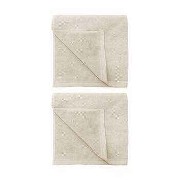 2PK Bambury Angove 600gsm Soft Absorbent Cotton Bath Towel 70x140cm Neutrals