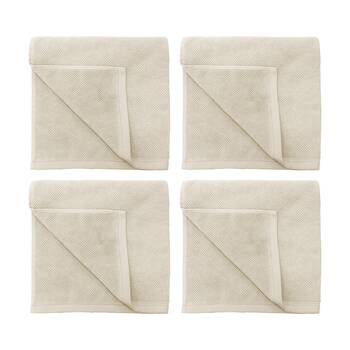 4PK Bambury Angove 600gsm Soft Absorbent Cotton Bath Towel 70x140cm Neutrals