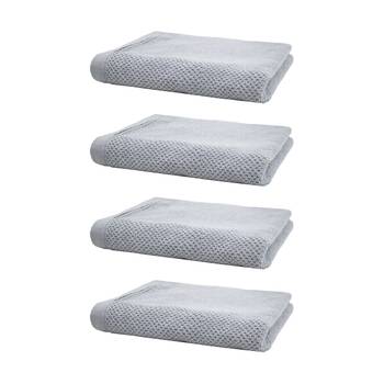 4PK Bambury Angove 600gsm Soft Absorbent Cotton Hand Towel 40x70cm Blue