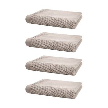4PK Bambury Angove 600gsm Soft Absorbent Cotton Hand Towel 40x70cm Neutrals