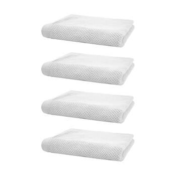 4PK Bambury Angove 600gsm Soft Absorbent Cotton Hand Towel 40x70cm White