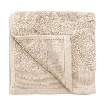 Bambury Elvire 600gsm Soft Absorbent Cotton Face Washer 33x33cm Neutrals