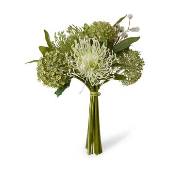 4PK E Style Native Mixed Bouquet Green Artificial Flowers 25x25x35cm