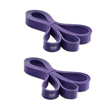 2PK Body Sculpture Strength Training Fitness Loop Resistance Band Purple