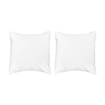2PK Bambury Ogee Jacquard European Pillowcase White Home Bedding 65x65cm