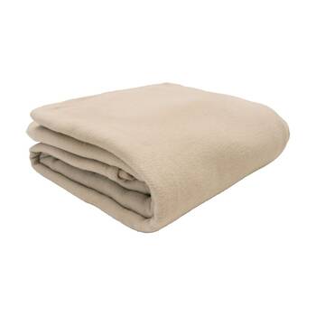 Bambury Carson Wool Bamboo Blanket Warm Breathable Cosy Latte