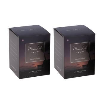 2PK Bramble Bay Ocean After Dark Moonlit Sands Soy Candle Home Fragrance 300g