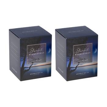 2PK Bramble Bay Ocean After Dark Starlit Rendezvous Candle Home Fragrance 300g