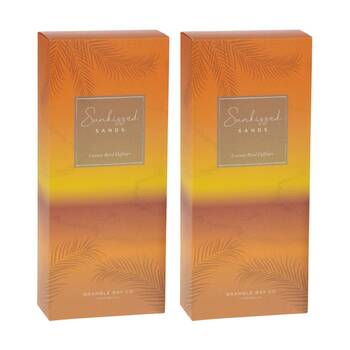 2PK Bramble Bay Ocean Sunkissed Sands Glass Reed Diffuser Home Fragrance 150ml