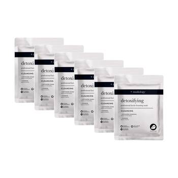 6PK Maskology Detoxifying Professional Sheet Mask Cleansing Anti-Ageing Formula