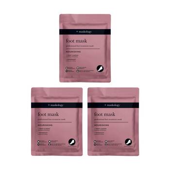 3PK Maskology Foot Mask Professional Treatment Nourishing Anti-Ageing