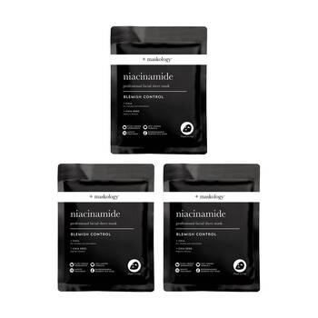3PK Maskology Niacinamide Professional Sheet Mask Blemish Control Anti-Ageing
