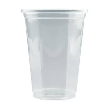 2x 50pc Partyware Durable Reusable Beer Cup Set Hexagonal 285ml