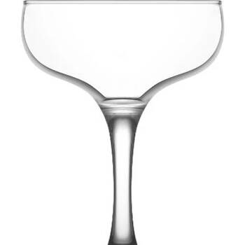 6pc Art Craft Belize Coupe Cocktail Glass Set 235ml Elegant Drinkware