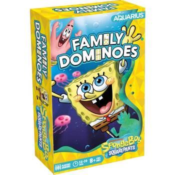 Aquarius SpongeBob SquarePants Family Kids Fun Dominoes Board Game 8Y+