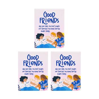 3PK Splosh Billie Good Friends Ceramic Magnet Embossed Blue 6x8x0.5cm