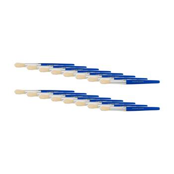 16PK Educational Colours Jumbo Stubby Round Paint Brush Art/Craft Supplies