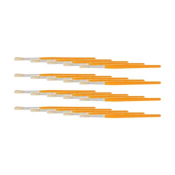 20PK Educational Colours Bristle Stubby Paint Brush Mini Art/Craft Supplies
