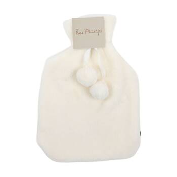 Bas Phillips Faux Mink Polyester?Hot Water Bottle Cover Vanilla 2L 