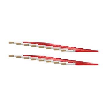 16PK Educational Colours Stubby Minor Round Paint Brush Art/Craft Supplies