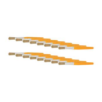 16PK Educational Colours Stubby Major Round Paint Brush Art/Craft Supplies