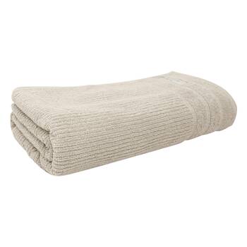 Bas Phillips Cairo Ribbed Towel Collection Cotton Bath Sheet 160x80cm Desert